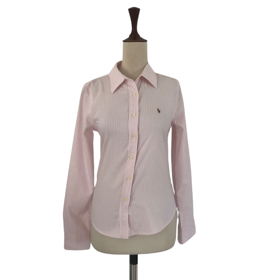 Ralph Lauren Pink Striped Shirt | Gently Used |