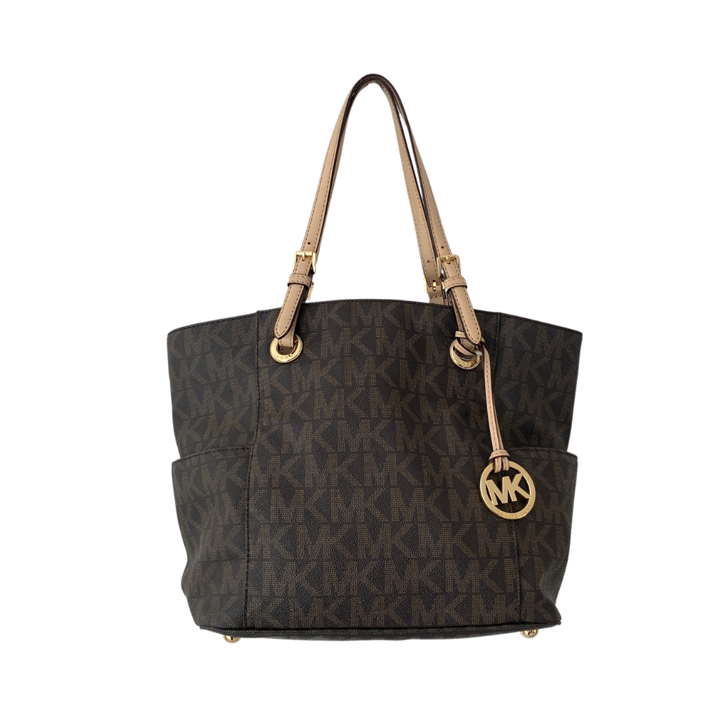 Michael Kors Monogram Logo Shoulder Bag | Pre Loved |