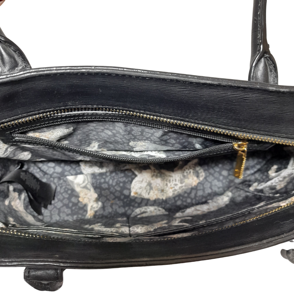 Ted Baker Black Leather Shoulder Bag | Pre Loved |