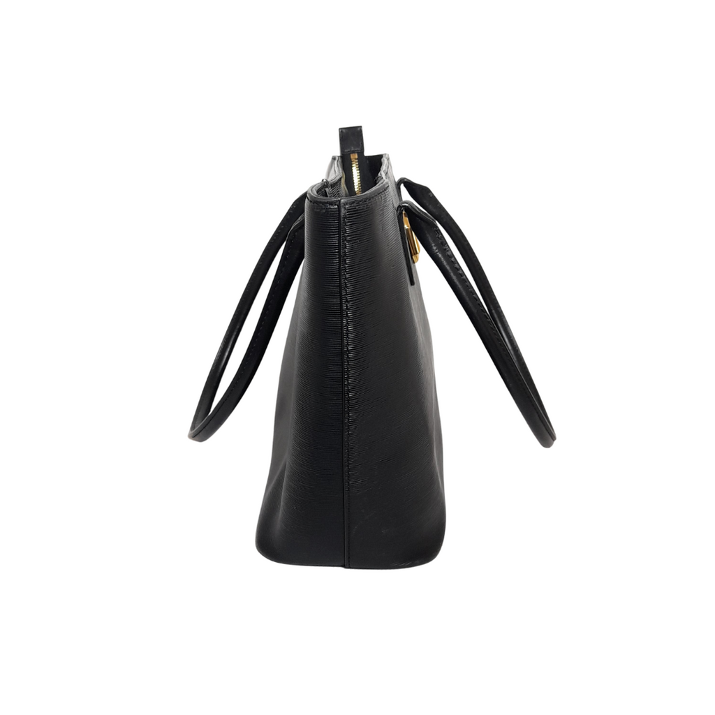 Ted Baker Black Leather Shoulder Bag | Pre Loved |