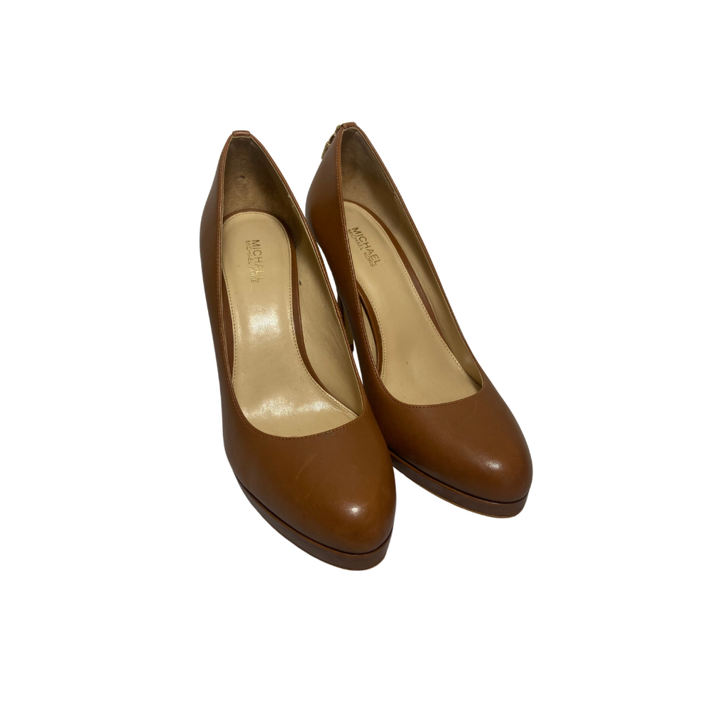 Michael Kors Tan Leather Heels | Pre Loved |
