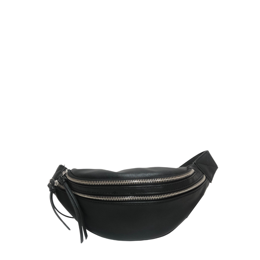 Mango Black Belt Bag | Gently Used |