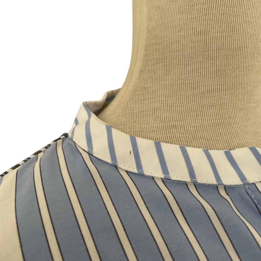 Hina Mirza Blue & White Striped Tunic | Brand New |