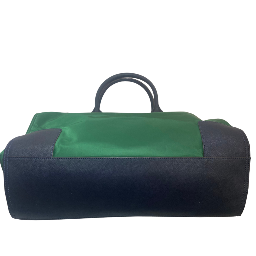 Tory Burch Green 'Ella' Nylon Tote Bag | Gently Used |