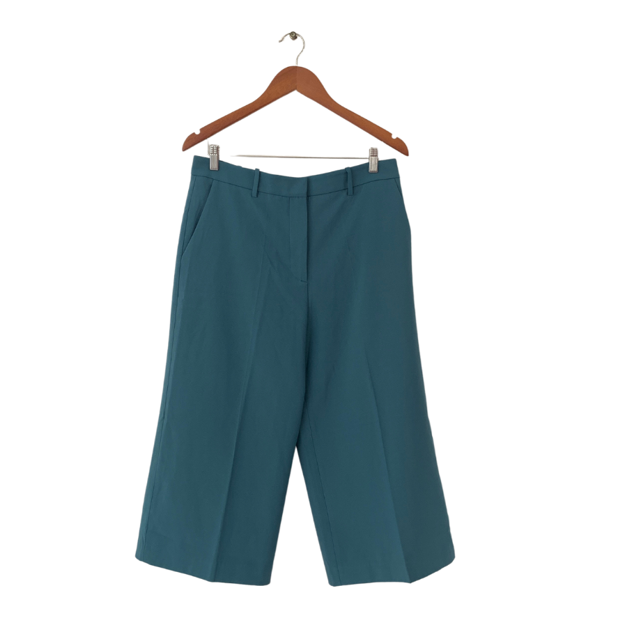 ZARA Teal Culotte Pants | Gently Used |