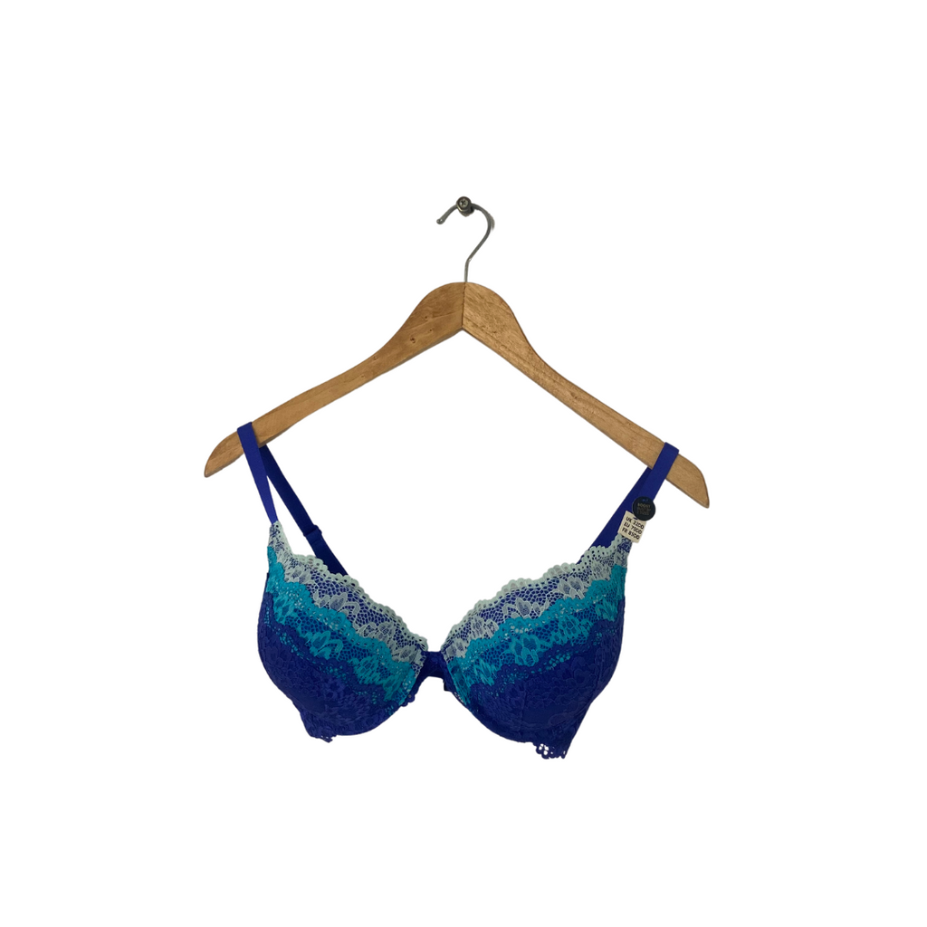 New Look Blue Tri-color Push-up Bra | Brand New |