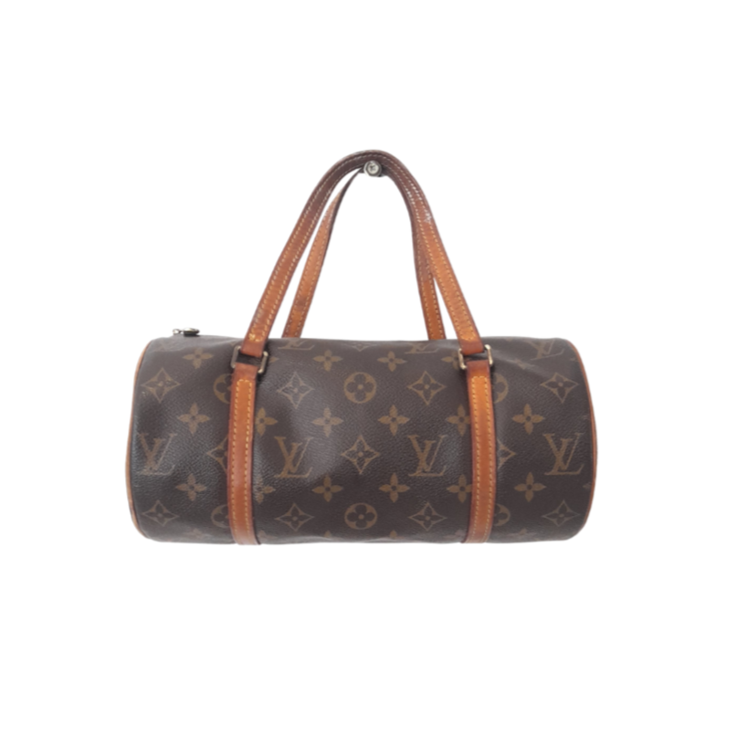Louis Vuitton Brown Monogram Coated Canvas Papillon Bag | Pre Loved |