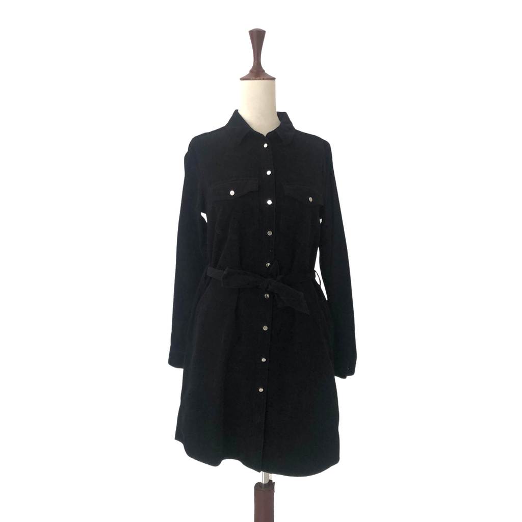 New Look Black Corduroy Dress | Brand New |