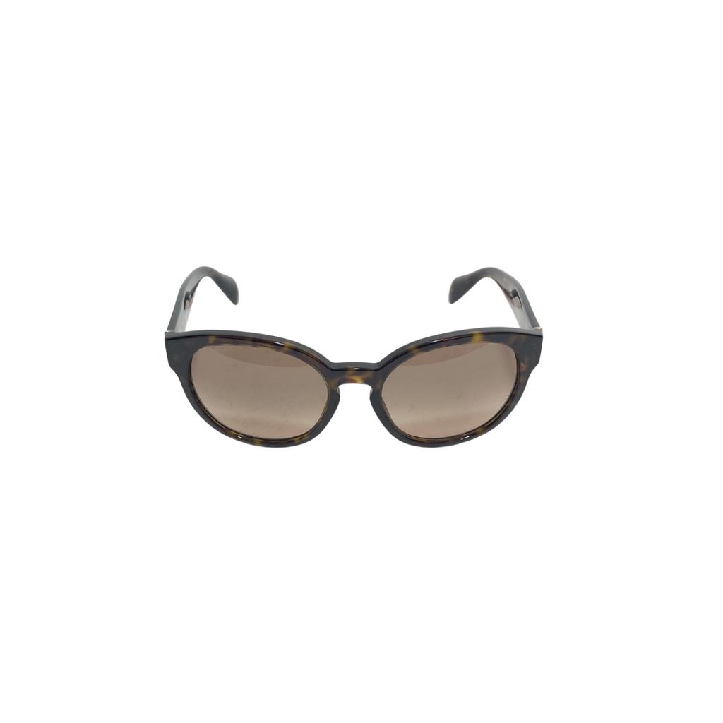 Prada SPR 18R Brown Round Sunglasses | Like New |