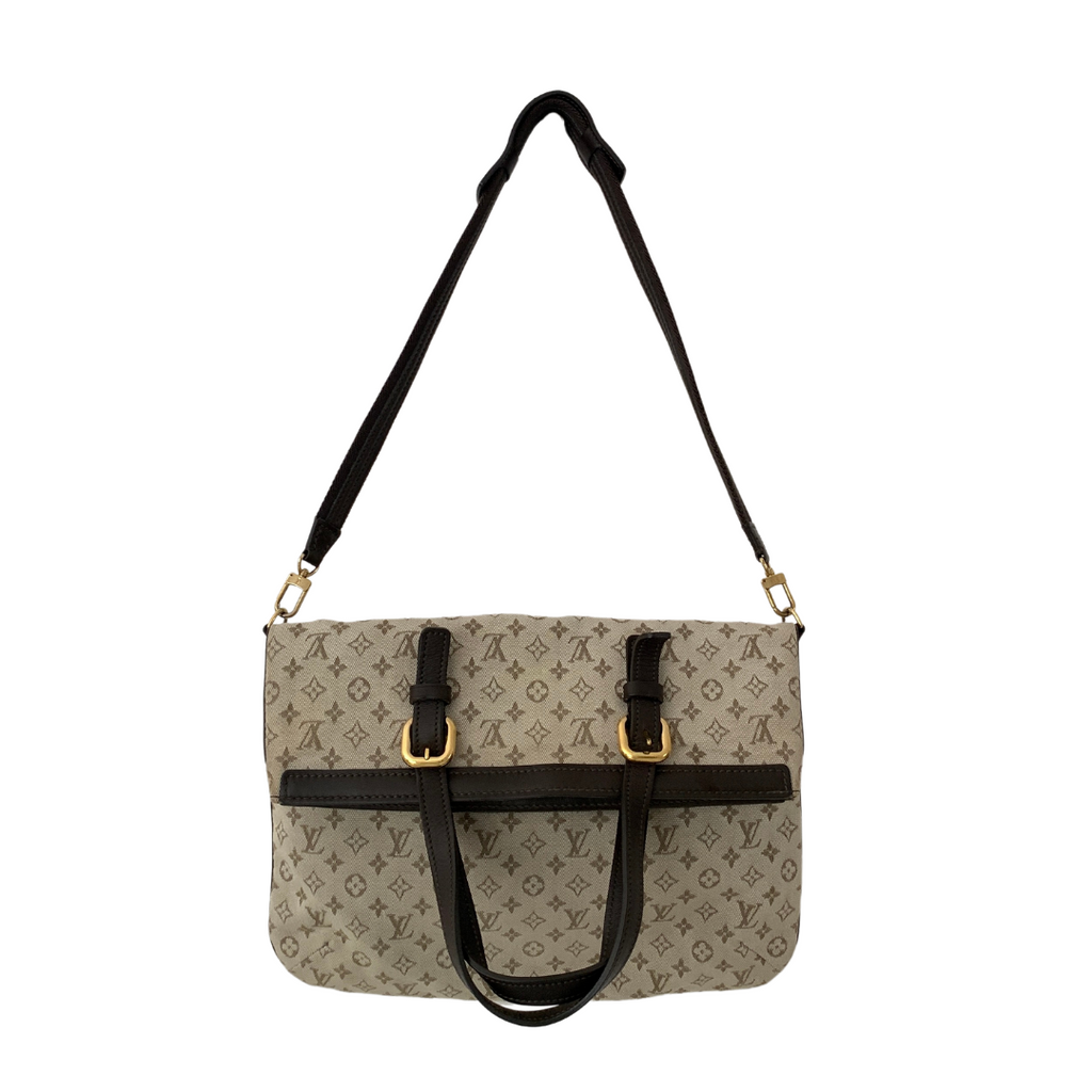 Louis Vuitton Khaki Monogram Mini Lin Francoise Shoulder Bag | Pre Loved |