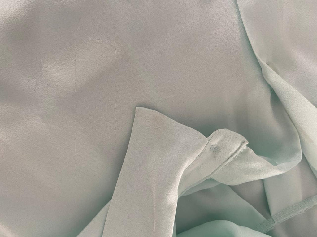 Primark Mint Green Satin Collared Shirt | Brand New |