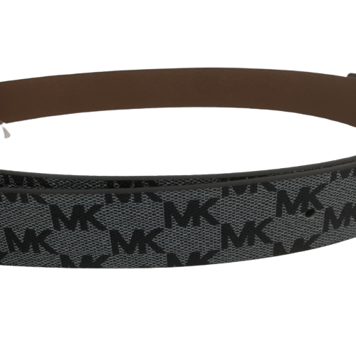 Michael Kors Blue Monogram Leather Belt | Brand New |