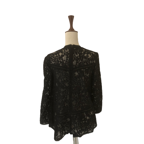 ZARA Black Lace Top | Gently Used |