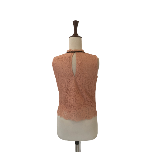 H&M Pink Lace Sleeveless Top | Gently Used |