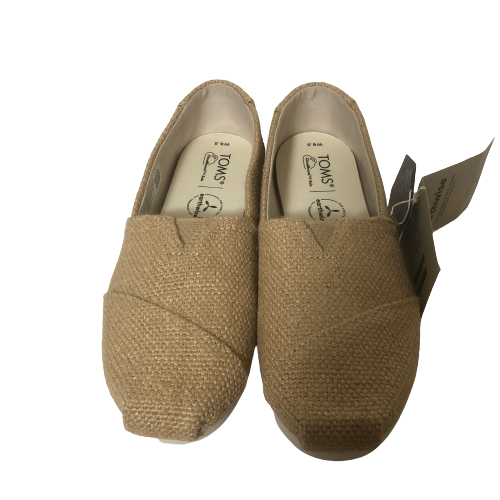 TOMS 'Alpargata' Natural Burlap Shoes | Brand New |