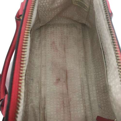 Kate Spade Red Leather Satchel | Pre Loved |