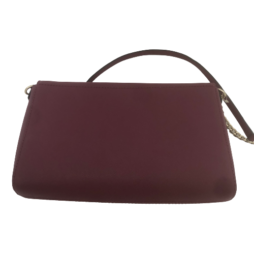 Kate Spade Putnam Drive 'Lizz' Purple Leather Shoulder Bag | Gently Used |
