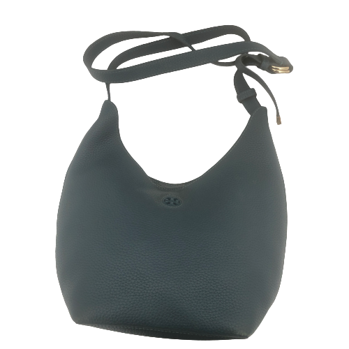 Tory Burch Teal Pebbled Leather Crossbody Bag | Pre Loved |