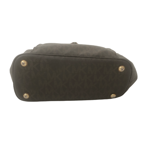 Michael Kors Monogram & Leather Shoulder Bag | Pre Loved |