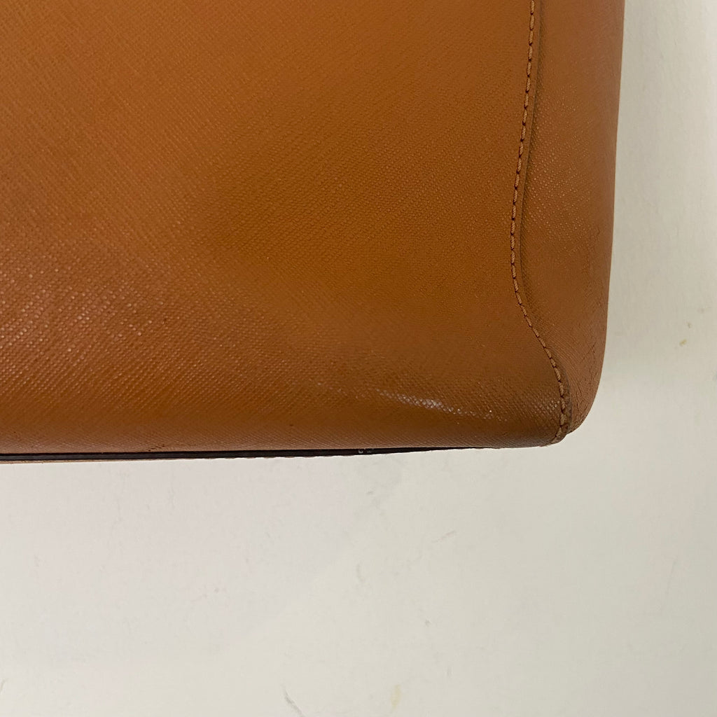 Tory Burch Brown Leather York Tote Bag | Pre Loved |