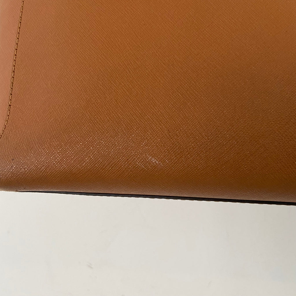 Tory Burch Brown Leather York Tote Bag | Pre Loved |