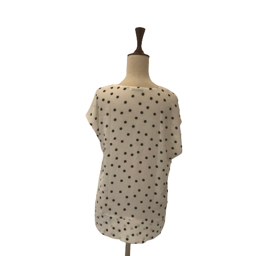 Mango Black & White Polka-Dot | Gently Used |