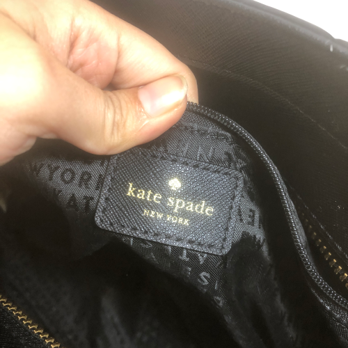 Kate Spade Black Saffiano Leather Shoulder Bag | Pre Loved |