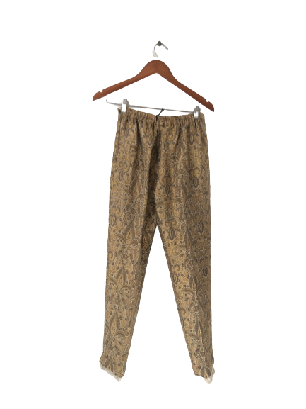 Riffat Aliani Green & Gold Embroidered Kameez (2 pcs.) | Gently Used |