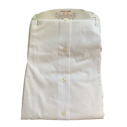 Pierre Cardin White Collared Men's Shirt | Brand New |