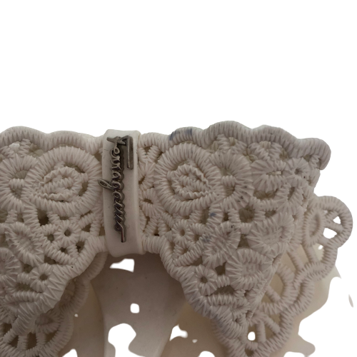 Salvatore Ferragamo White 'Pandy' Jelly Sandals | Pre Loved |