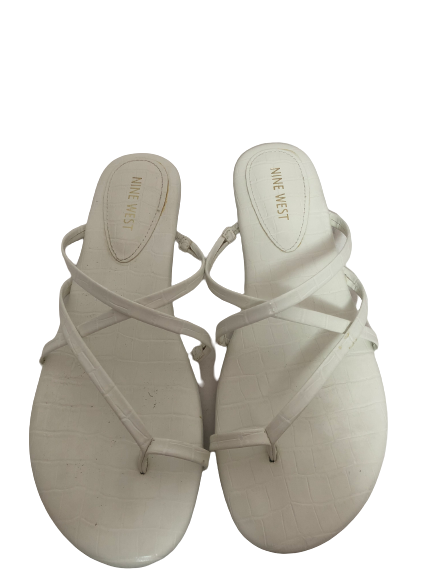 Nine West White Sandals | Like New |