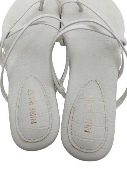 Nine West White Sandals | Like New |