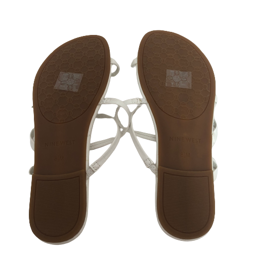 Nine West White Sandals | Like New |