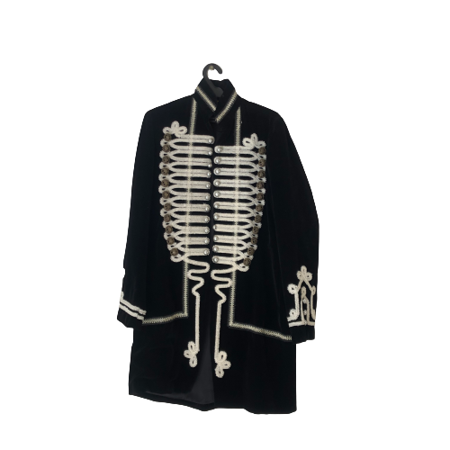 Sana Safinaz black and white coat