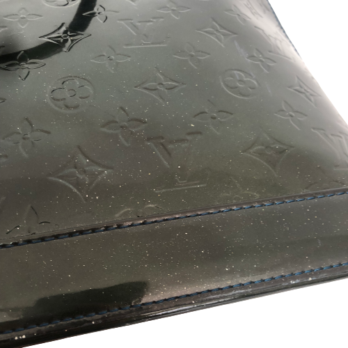 Louis Vuitton ALMA GM Green Vernis Leather Tote