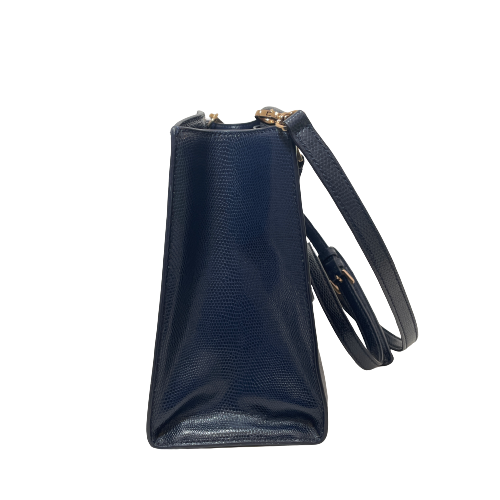 Tory Burch Navy 'Emerson' Leather Tote | Gently Used |