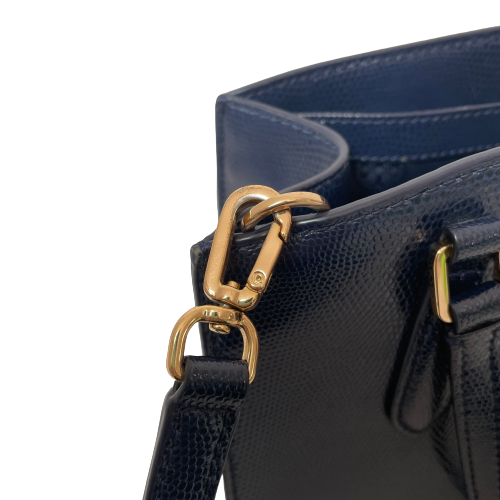 Tory Burch Navy 'Emerson' Leather Tote | Gently Used |