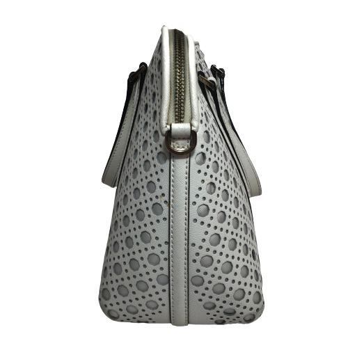 Kate Spade White Leather Newbury Lane Satchel | Pre Loved |