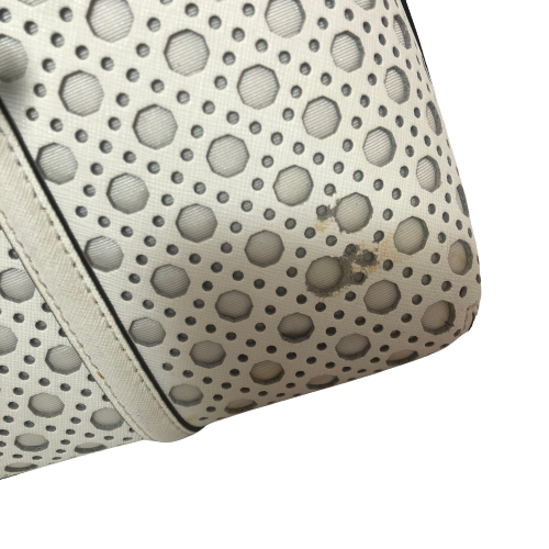 Kate Spade White Leather Newbury Lane Satchel | Pre Loved |