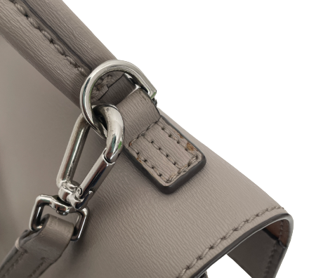 Tory Burch Grey Leather Small 'Parker' Satchel | Pre Loved |