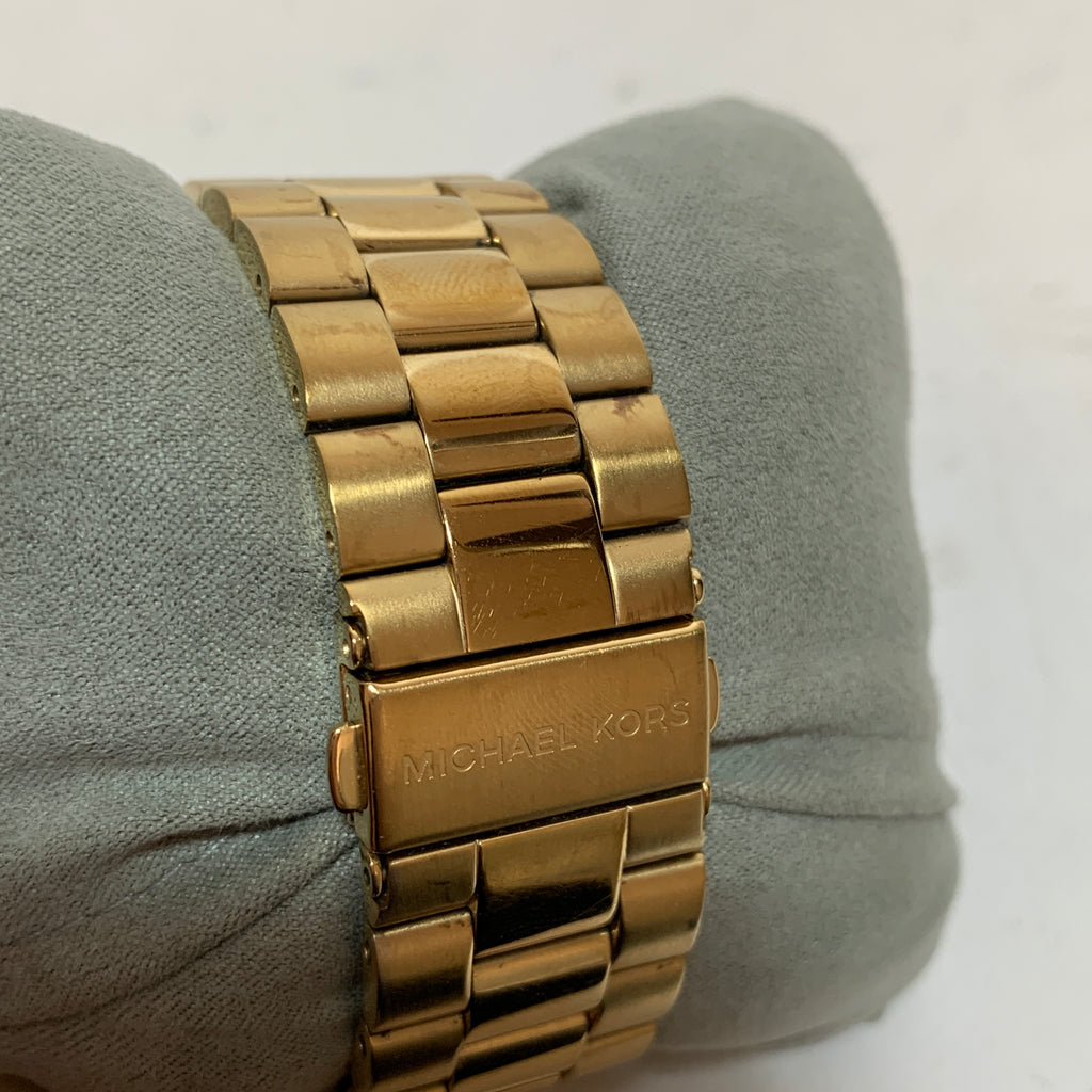 Michael Kors Unisex MK8621 Gold Watch | Pre Loved |