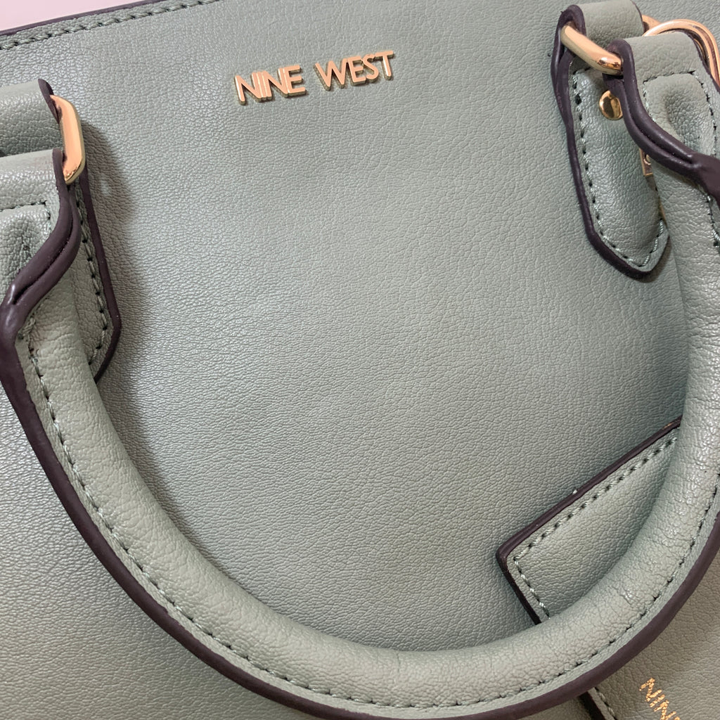 Nine West Mint Green Satchel | Gently Used |