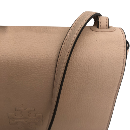 Tory Burch Light Pink Leather Crossbody Bag | Pre Loved |