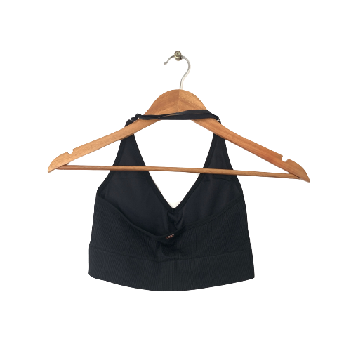Victoria's Secret Black Ribbed Bralette | Brand New |