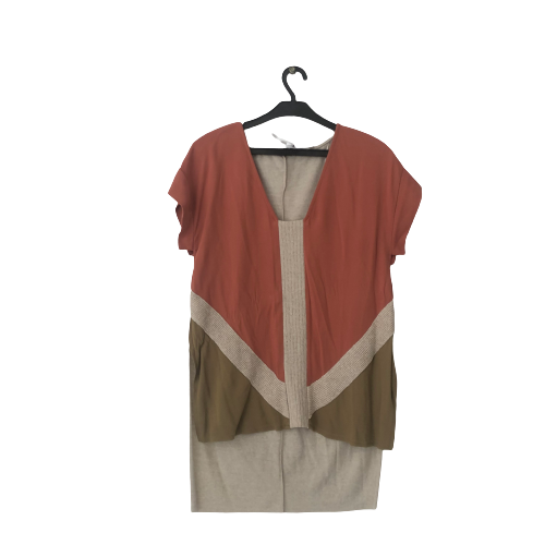 Zara Tri color Blouse