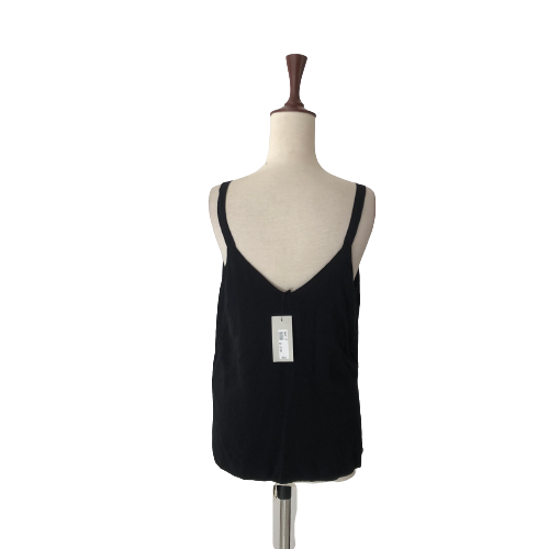 River Island Black with Gold Rings Top | Brand New |