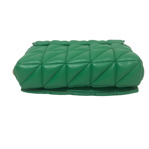 ZARA Green Quilted Shoulder Bag | Gently Used |