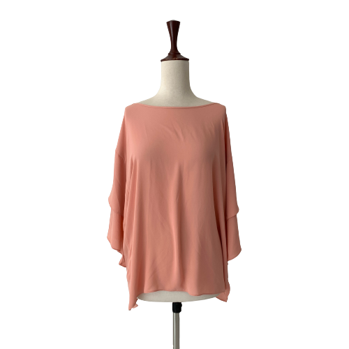 TARA Peach Blouse  | Gently Used |