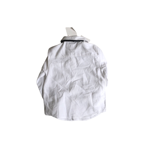 ZARA White Collared Shirt with Bow Tie (2-3 years) | Brand New |