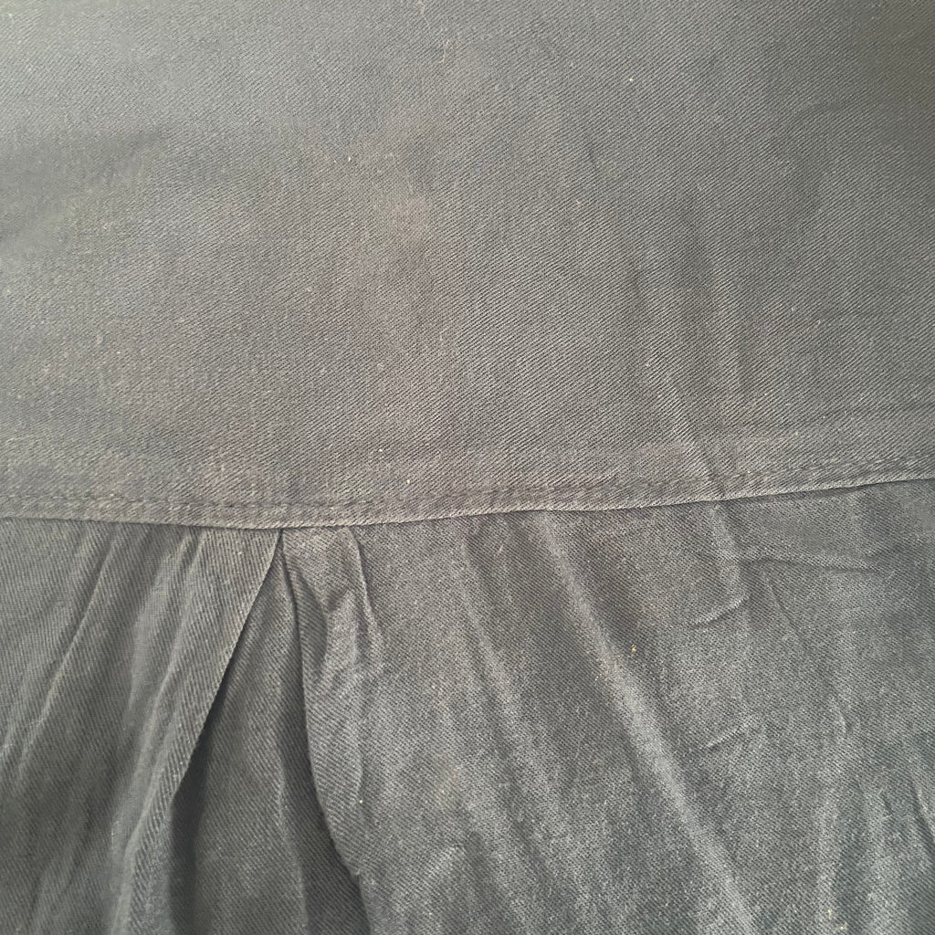 Hollister Navy Blue Lace Collared Shirt | Pre Loved |